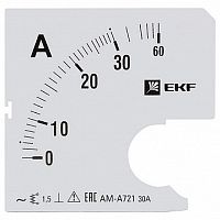 Шкала сменная для A721 30/5А-1,5 |  код. s-a721-30 |  EKF